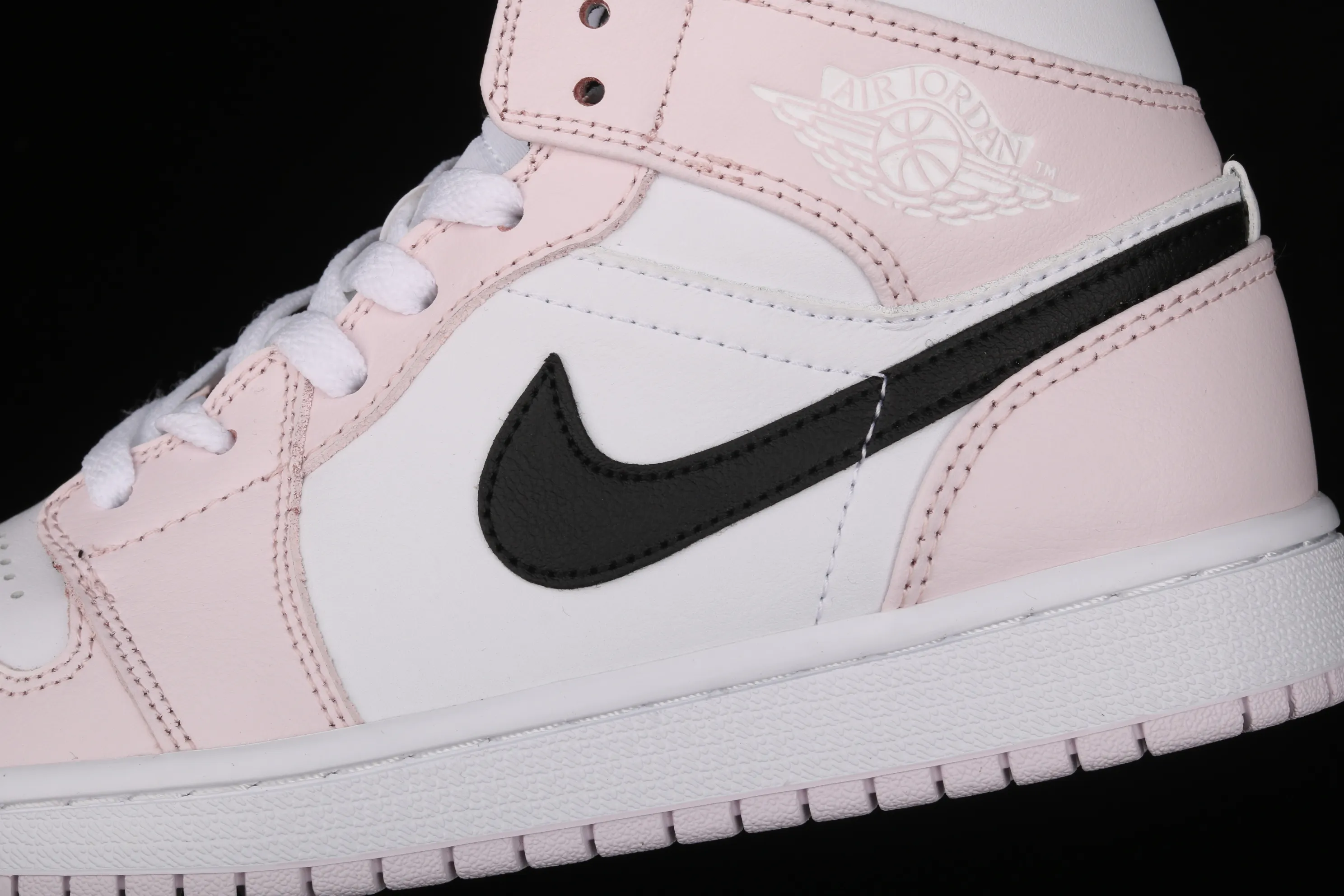 All categories Air Jordan Jordan series basketball shoes Air Jordan 1 Mid Air Jordan 1 Mid AJ1 Joe 1 rose pink violet mid-top basketball shoes BQ6472-500